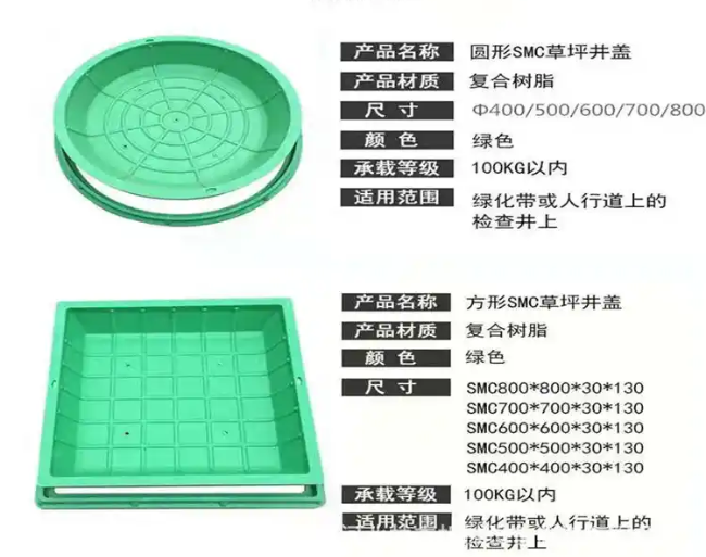 清远树脂复合种植井盖展示